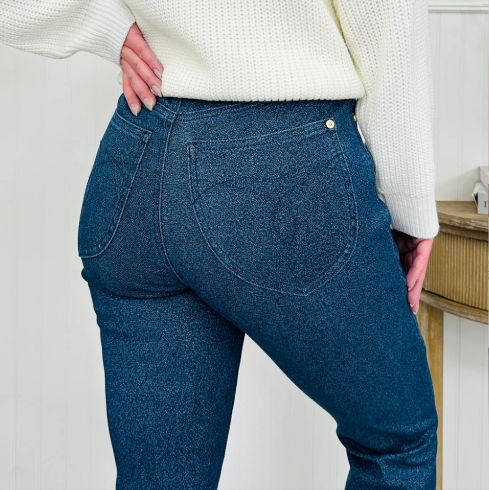 Judy Blue Feeling Glamorous Sparkle Flare Jeans Vintage 90's Y2K Hippie Sz 9/29 - Picture 2 of 16